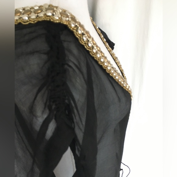 Zeugari Silk Chiffon Tunic - Picture 4 of 7